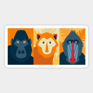 Digital Animal Art Sticker